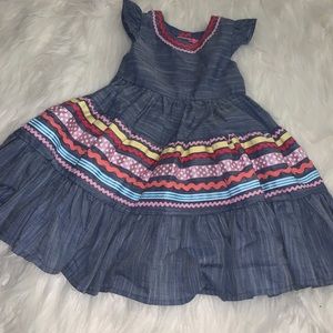 Isaac Mizrahi dress with ricrac